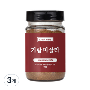 신선약초 가람 마살라 조미료, 90g, 3개