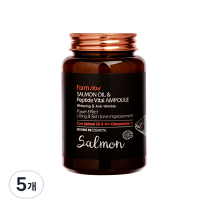 팜스테이 연어오일 & 펩타이드 바이탈 앰플, 250ml, 5개