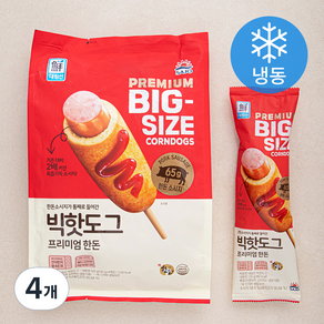 대림선 빅핫도그 (냉동), 520g, 4개