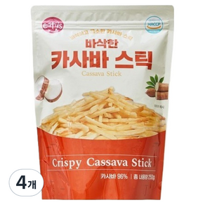 이더스 바삭한 카사바 스틱, 250g, 4개