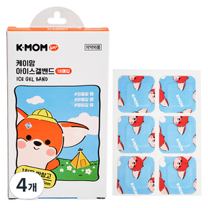 케이맘 유아용 아이스겔 반창고 18p, 24g, 4개