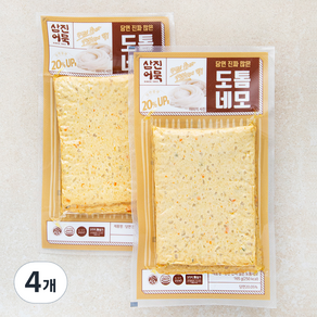 삼진어묵 당면 진짜 많은 도톰네모 어묵 3장, 165g, 4개