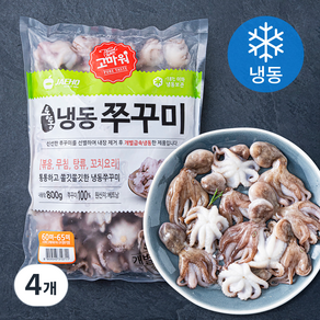 고마워 통통 쭈꾸미 (냉동), 800g(60~65미), 4개