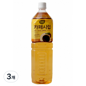 그린스위트 카페시럽, 1.5L, 3개