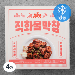 청춘불판 직화불막창(냉동), 200g, 4개