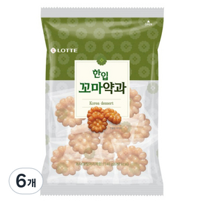 롯데웰푸드 한입꼬마약과, 140g, 6개