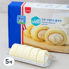 삼립 끼리 진한 크림치즈 롤케익, 330g, 5개