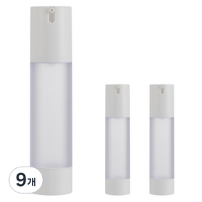 마켓A 휴대용 U자형 진공 로션 공병 50ml, 9개