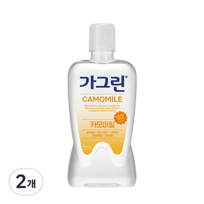 가그린 카모마일 구강청결제, 750ml, 2개