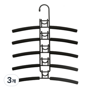 마켓피오 공간절약 다기능 옷걸이 타입4, 혼합색상, 3개