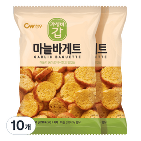 청우식품 마늘바게트, 65g, 10개