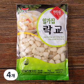 일가집 락교, 1kg, 4개