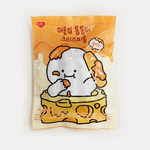 개미 이웃집통통이 곡물그대로21 크리스피롤 황치즈맛, 80g, 1개