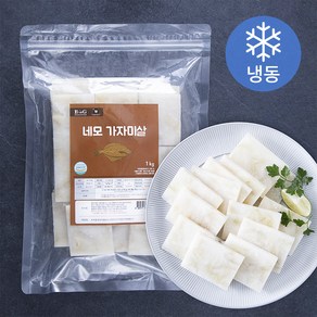 생선파는언니 네모 가자미살 (냉동), 1kg, 1팩