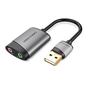 벤션 이이폰 마이크 분배기 타입 USB 외장형 사운드카드