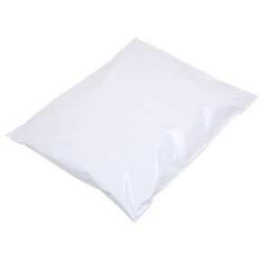 LDPE 핫멜트 이중지 택배봉투 10mm 화이트 N20G20028, 50개