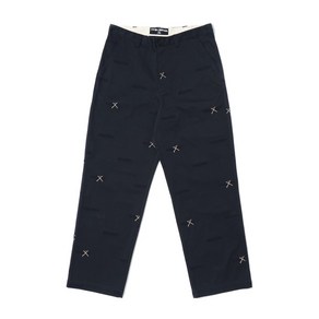 아임낫어휴먼비잉 LOGO ALLOVER WORK PANTS