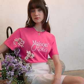 로라로라 여성용 MAISON DE ROLA HALF T SHIRTS