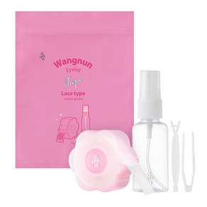 아유아유 왕눈쌍테 레이스 S 360p + Y스틱 + 집게 + 공병 30ml 세트, 1세트, 혼합색상