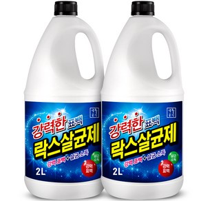 생활공식 강력한 표백 락스살균제, 2L, 2개