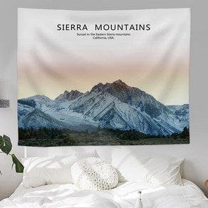 MA 소프트 네이쳐 풍경 태피스트리, SIERRA MOUNTAINS