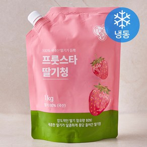 프룻스타 딸기청 (냉동), 1kg, 1개