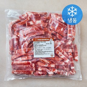 포크리퍼블리카 돼지목살 슬라이스 찌개용 (냉동), 1개, 2kg