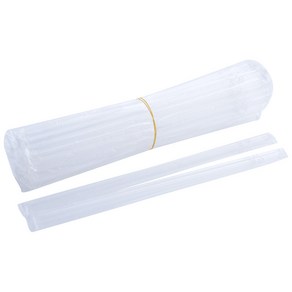 개별포장 롱일자 일반 빨대 투명 7Ø x 21 cm, 500개, 1개