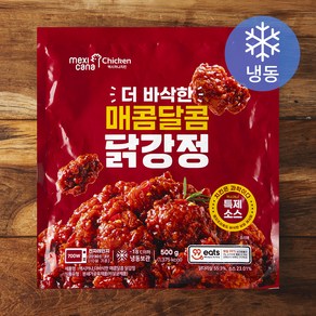 멕시카나치킨 더바삭한 매콤달콤 닭강정 (냉동), 500g, 1개