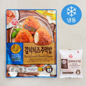 오뚜기 오즈키친 김치치즈 주먹밥 5인분 (냉동), 500g, 1개