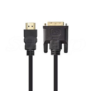 솔탑 HDMI to DVI ve1.4 변환 케이블, 1개, 1.5m