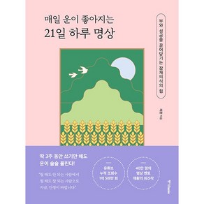 매일 운이 좋아지는 21일 하루 명상:부와 성공을 끌어당기는 잠재의식의 힘