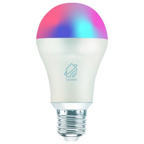 Loomie 스마트어플 밝기조절 컬러 LED 전구 9W LM90X-COLOR, 전구색, 1개