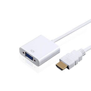 Ucommece HDMI to VGA RGB 컨버터 화이트, UC-CO1, 1개