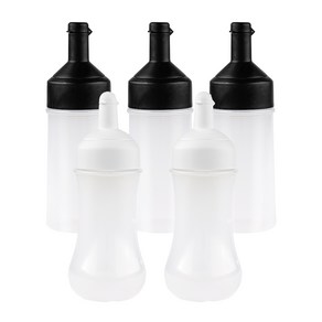 인블룸 스퀴즈 오일 드래싱 소스통 블랙 250ml 3p + 다용도 소스통 화이트 350ml 2p 세트