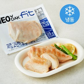 허닭 FIT 저염 고단백 통 닭가슴살 오리지널 (냉동), 100g, 5개