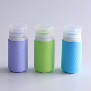 히지 실리콘 여행용 공병 60ml x 3종 세트, 1세트, B 파스텔