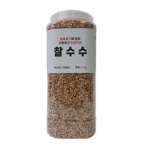 대한농산 통에담은 찰수수, 2kg, 1개