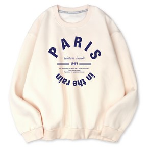 벤힛 PARIS 기모 쮸리 오버핏 맨투맨