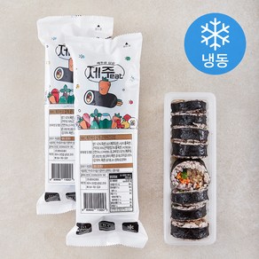 제주eat 제주버섯 잡채 곤약비건김밥 (냉동), 220g, 2입