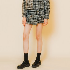 하트클럽 Heart Tweed Skirt