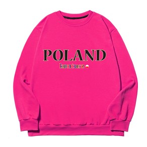 언탭트 남성용 빅사이즈 POLAND 맨투맨