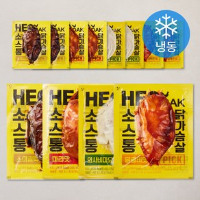 허닭 PICK 소스 통 닭가슴살 100g 4종 x 3p 세트 (냉동)