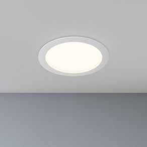 원하 DS 라늄 다운라이트 LED 플리커프리 20.3cm 30W, 화이트(무광) + 주백색, 1개