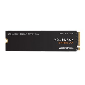 WD BLACK SN850X M.2 NVMe, 2TB, WDS200T2X0E