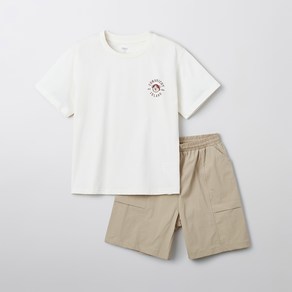 스파오키즈 아동용 COOL 서클 베어 상하 세트