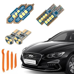 카템 차량용 루나 LED 실내등+리무버 풀세트, 1세트, 현대 그랜져 IG 2016년 11월~2019년 12월