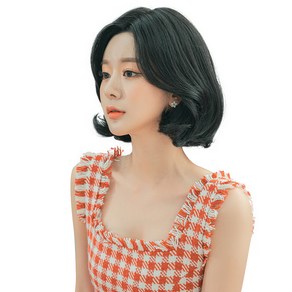 가발나라 여성용 레이스스킨 긴앞머리 플럼펌 통가발 S, 내츄럴블랙, 1개