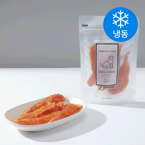 도그쿡 강아지 수제간식 치즈 닭가슴살 육포 (냉동), 닭, 65g, 2개