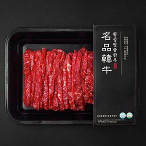 횡성명품한우 우둔 1등급 잡채용 (냉장), 300g, 1개